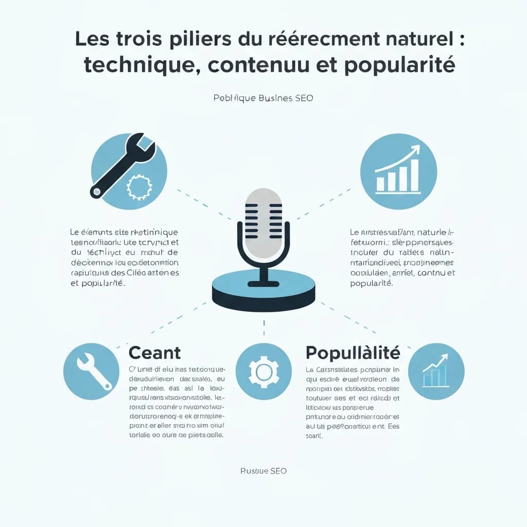 Les trois piliers du référencement naturel : technique, contenu et popularité