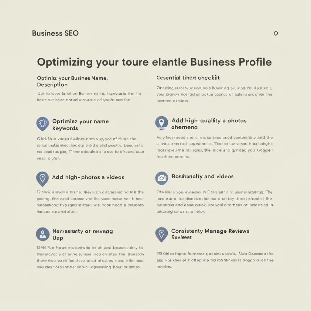 Checklist d'optimisation de votre fiche Google Business Profile