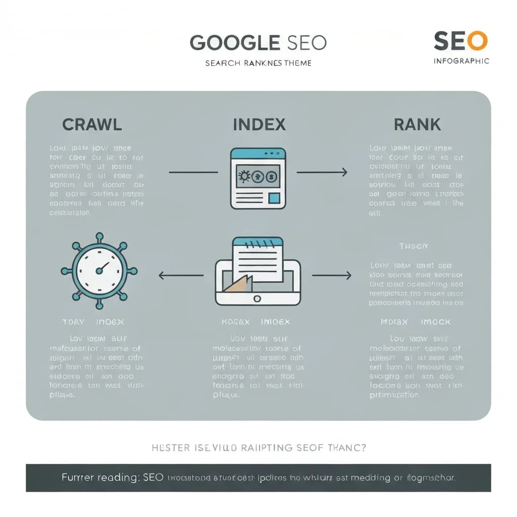 Les 3 étapes du classement Google : crawl, indexation, classement