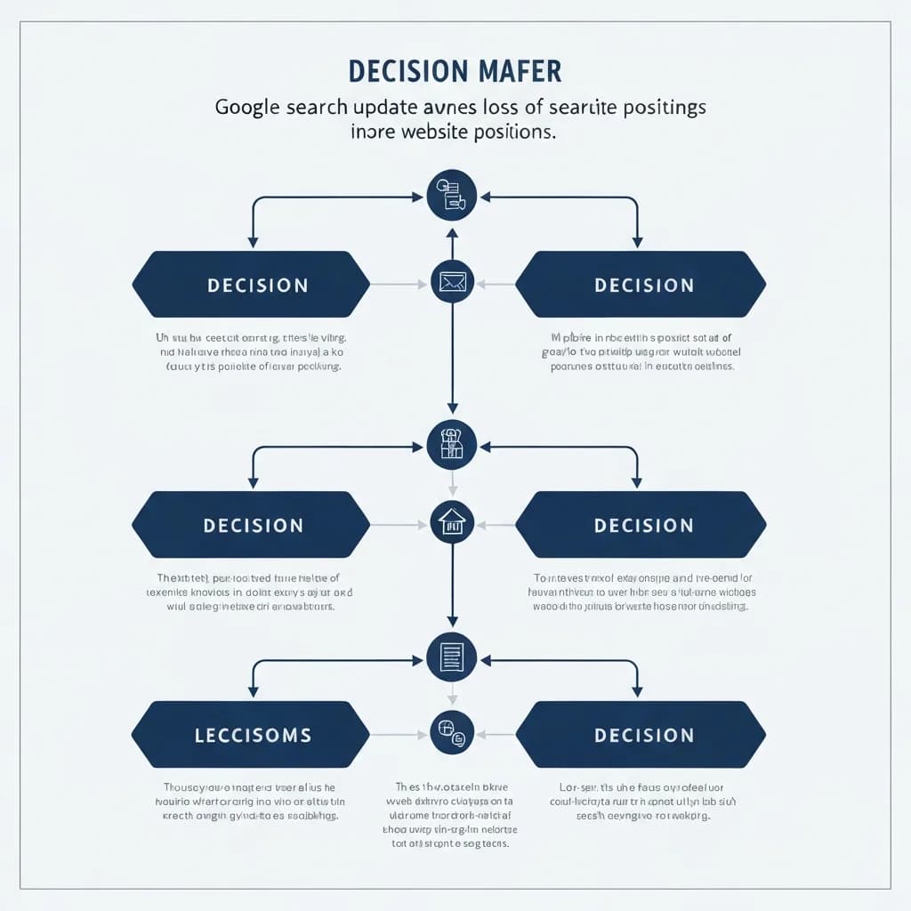 Arbre de décision après une perte de positions suite à une mise à jour Google