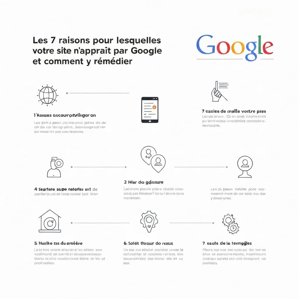 Les 7 raisons pour lesquelles votre site n'apparaît pas sur Google et comment y remédier
