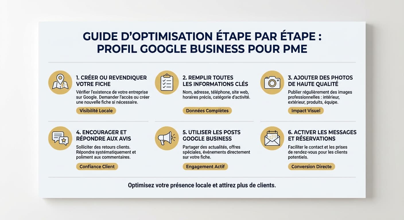 Guide étape par étape pour optimiser son Google Business Profile
