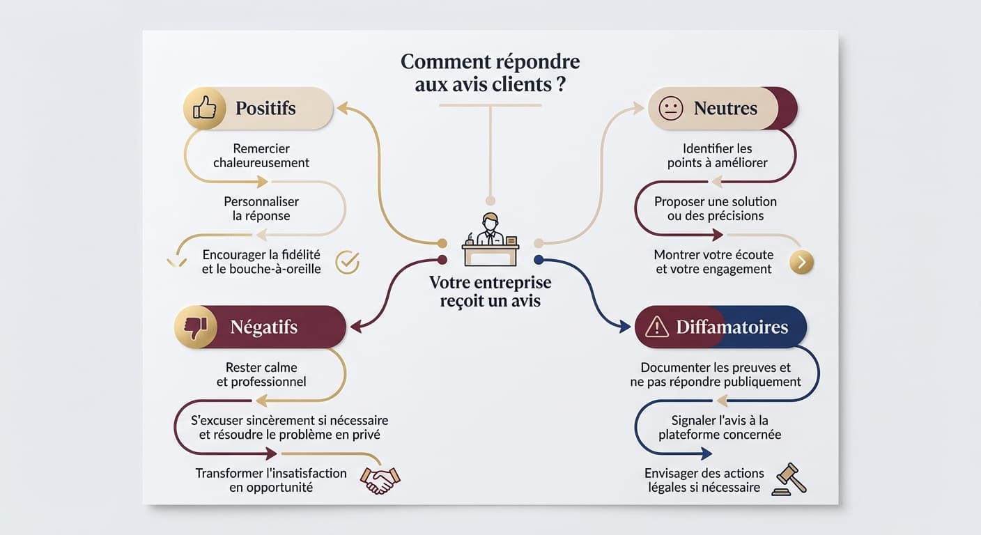 Arbre de décision pour répondre aux avis clients sur les réseaux sociaux