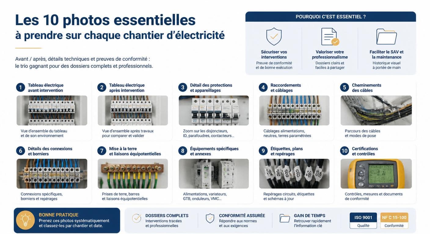 Les 10 photos à publier sur un site d'électricien pour convertir