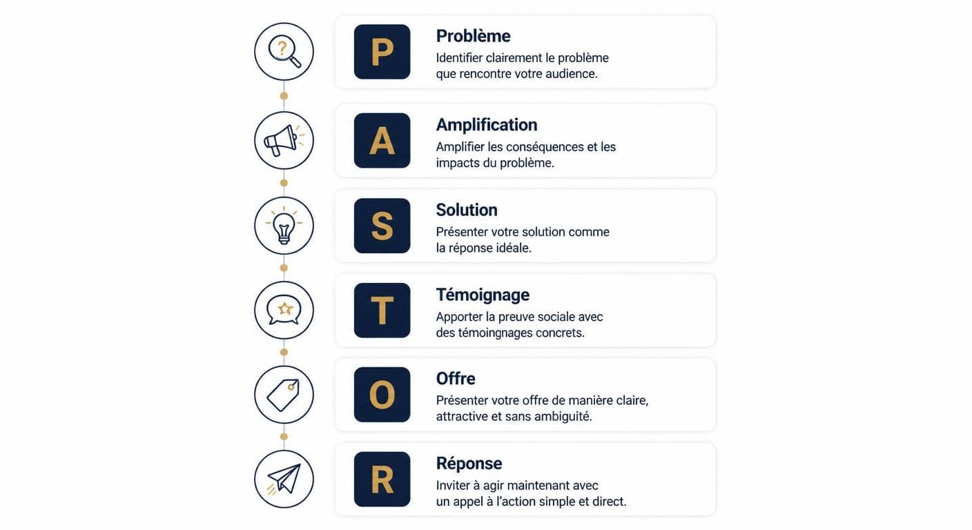 Structure PASTOR de rédaction ciblée pour client idéal