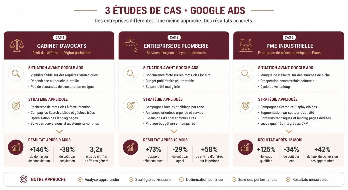 Trois études de cas clients Centauri sur la réduction de la dépendance à Google Ads