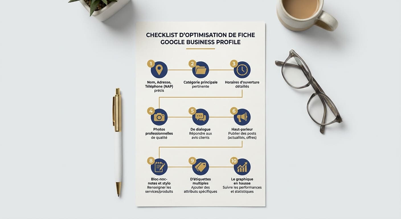 Checklist en 10 étapes pour optimiser une fiche Google Business Profile