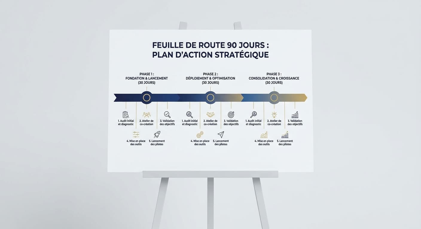 Feuille de route 90 jours pour un référencement local performant